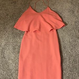 Bubble Gum Pink Flap Dress
